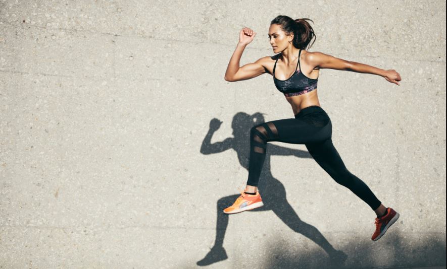 running fast and hard